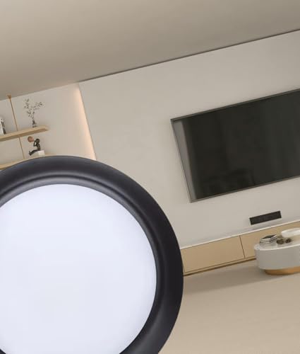 Satco 62-1803R1 7 Inch LED Disk Light, CCT Selectable 2700K-5000K, 780 Lumens, 9.5W, Triac Dimmable, 90 CRI, Wet Rated, Bronze Finish, 120 Volt, Energy Star JA8 (12 Pack)