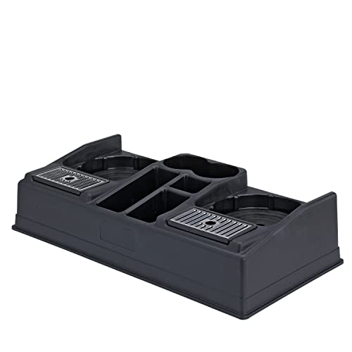 Service Ideas Double Airpot Stand and Condiment Station, Plastic