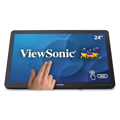 ViewSonic TD2430 24 Inch 1080p Touch Screen Monitor, 10-Point, HDMI - style: 24-Inch