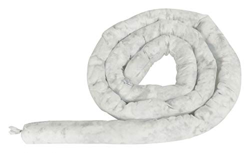 Absorbent Sock, White, 10 gal, 10 ft, PK4