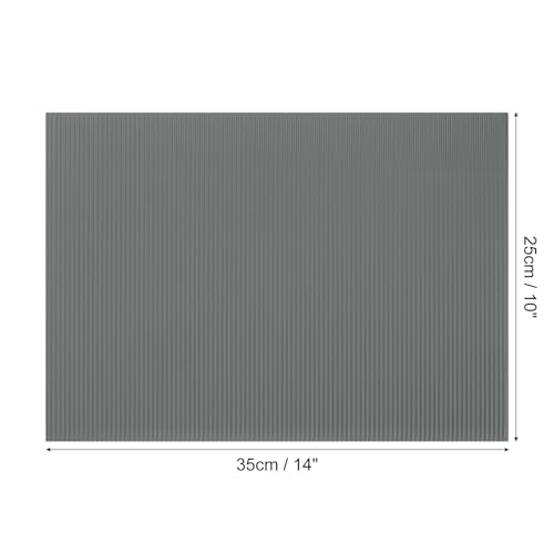 uxcell 10pcs Corrugated Cardboard Paper Sheets,Gray,14 inch x 10inch,for Craft and DIY Projects - color: Gray, size: 14inch x 10inch