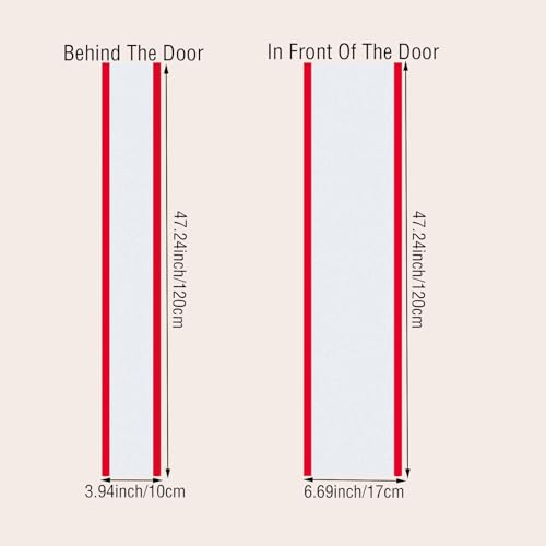 2-Pack Door Pinch Protectors - Child Safety Hinge Covers for 90° & 180° Doors, Baby Proofing Finger Guard for Home Gates & Frames, Anti-Pinch Shield