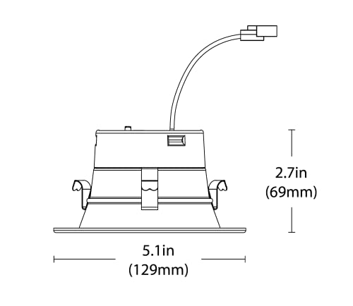 DLR4(v6) 4-inch Oil-Rubbed Bronze Selectable Recessed LED Downlight (DLR4607120SOB) - color: Oil-Rubbed Bronze, style: 1-Pack
