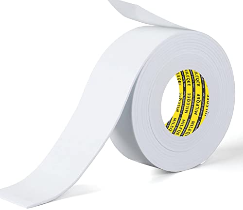 Single-Sided Adhesive Foam Tape EVA White,1.18in x 16.4FT - color: White, size: 1.18 Inch x 16.4 FT