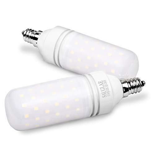 LED Light Bulbs 15W, 120W Incandescent Bulbs Equivalent, 1500Lm, 6000K Daylight White, E12 Small Edison Screw Corn Bulbs, Pack of 4 - color: Daylight White E12