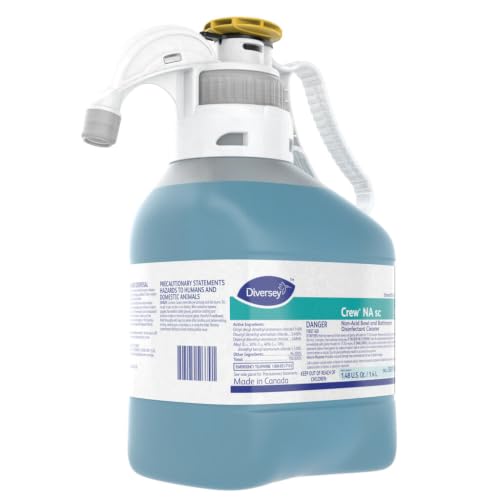 CREW Diversey Non-Acid Bowl And Bathroom Disinfectant Cleaner, Floral, 47.3 Oz, 2/carton - size: 1 Count (Pack of 1)