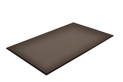 NoTrax Superfoam Lightweight Anti-Fatigue Mat, 3' X 6' Black (T17S0036BL) - size: 3'W x 6'L x 5/8" Thick