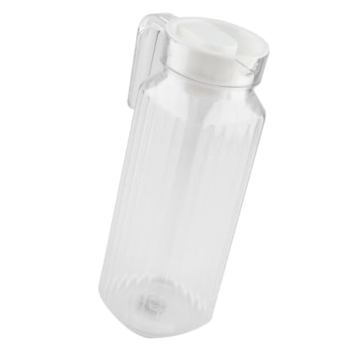 34 oz Acrylic Pitcher with Lid and Spout,1100ml Hot/Cold Water Jug for Iced Tea Pitcher for Coffee, Juice and Iced Tea Beverage Carafe with Lid (1100ml) - size: 37.2 Ounces