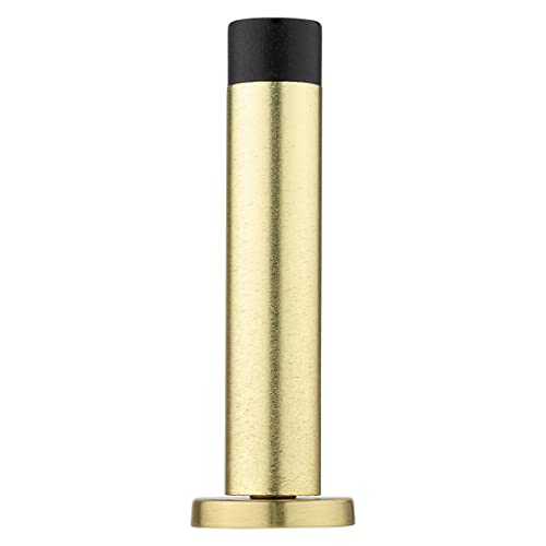 National Hardware N830-523 Cooper Door Stop, 3", Brushed Gold with Matte Black Tip - color: Brushed Gold with Matte Black Tip