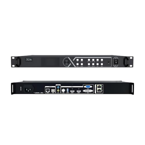 X2m LED Video Wall Controller | Enhanced Version of X1 & X2 | Compact Video Processor for LED Display Screen | 1.3MP Loading for Video Wall Panel, Live Events, LED Signage, & Conference