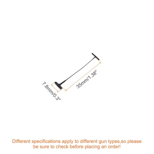 MECCANIXITY Standard Tagging Fasteners,Plastic Regular,Standard Label Gun Price Tagging Barbs for Garment Price Tag Label Tagging Barbs 35mm/1.38 Inch,Pack of 1000 Black - size: 35mm