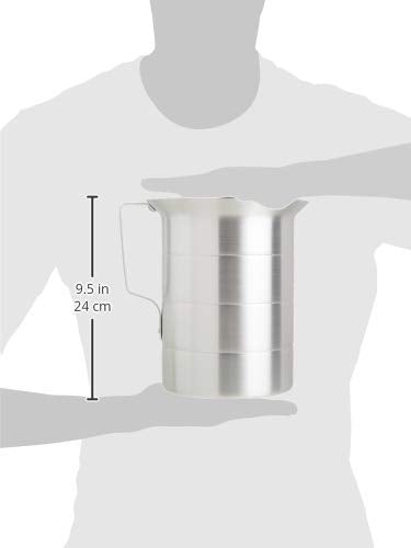 Winco 4 qt Aluminum Commercial Measuring Cup