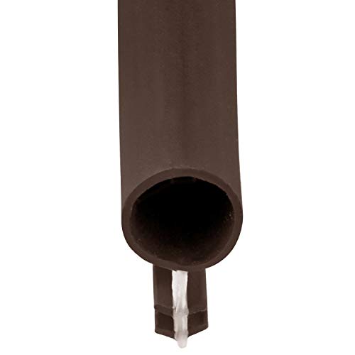 Window Weatherstrip Seal 5/16" Bulb Bubble Kerf Mount 4 Colors & 6 Length Options (100', Brown) - color: Brown, size: 100 Feet