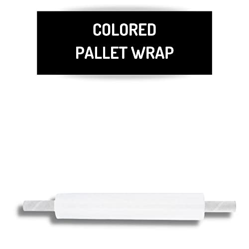 PSBM 1 Roll White Stretch Film/Wrap with Handles 20 Inch x 1000 Feet 80 Gauge, Heavy Duty Industrial Strength Shrink/Plastic Wrap for Moving, Packing, Shipping, Pallet Wrapping & Storage - size: 1 Roll, style: White
