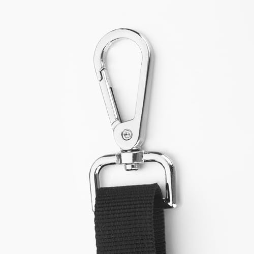 20 Pcs Metal D Ring Swivel Lobster Claw Clasp Snap Hooks Purse Hardware - color: Silver, size: 3/4 Inch