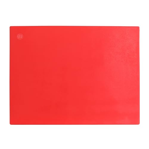 New Star Foodservice 15" x 20" Red Cutting Board - color: Red, size: 20"L x 15"W
