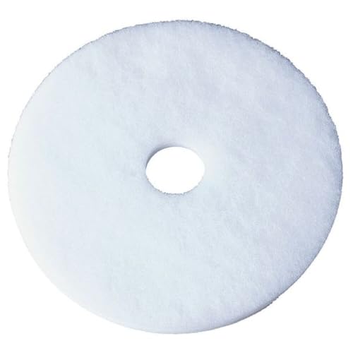 Floor Pad,17 in,White,PK5