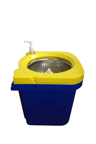 Thunder Mop Spin System - Double-Sided - 3 Free Refills (Yellow/Blue) - color: Yellow/Blue
