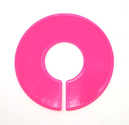 Pink Round Plastic Blank Rack Size Dividers - Multi-Pack (100)
