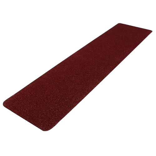 Safety-Grip Anti-Slip Tape 6" x 24" Brown – Pre-Cut 60 Grit High Traction Non-Slip Tape with Strong Adhesive – Industrial Floor, Stair & Ramp Safety Strip