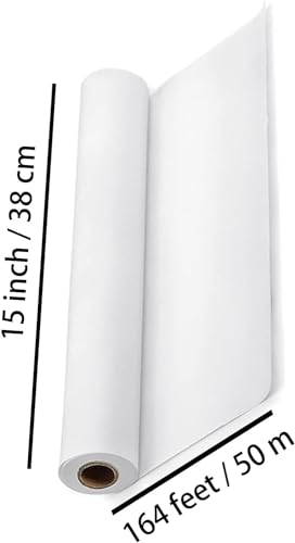 1 Roll Packing Paper for Moving 15in*165ft Newsprint Paper for Packing, Packaging Paper for Moving Supplies, Newspaper Paper for Moving Wrapping Fragiles, Packing Moving Materials