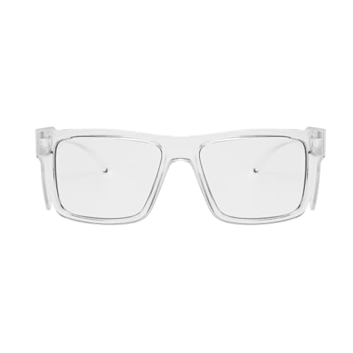 Safety Glasses Photochromic ANSI Z87.1Anti blue light UV Protection For Men Women - color: Clear
