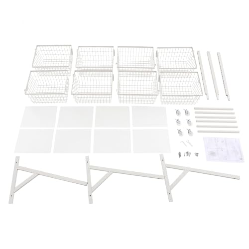 Store Snack Rack Display Stand, Multifunctional Retail Display Racks, White - color: White