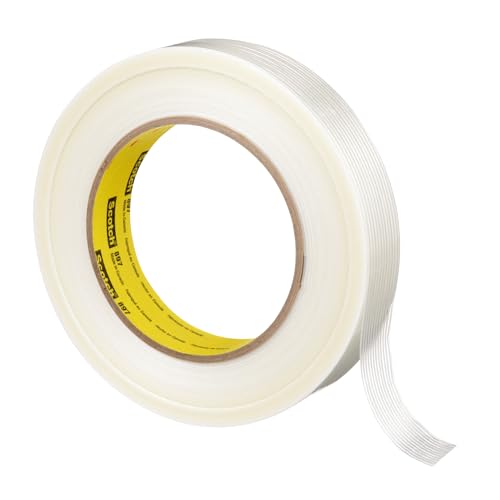Scotch Filament Strapping Tape, 1/2 in. x 60 yds. (Clear)
