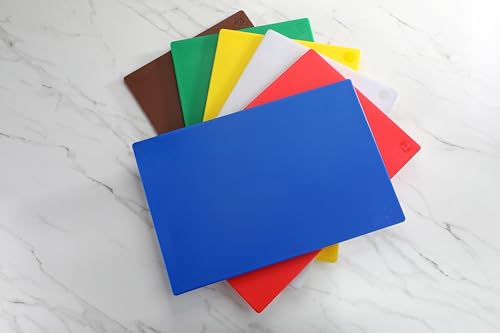 New Star Foodservice 12" x 18" Yellow Cutting Board - color: Yellow, size: 18"L x 12"W