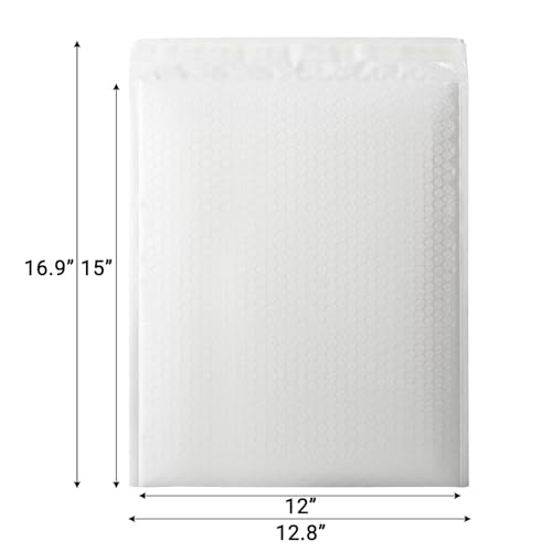 zmybcpack 12x15 Inch 25 Pack Poly Bubble Mailers Large Bubble Envelopes
