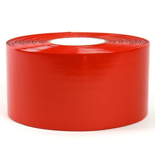 Lean Industrial Floor Marking Tape (Red, 4in x 100ft) - color: Red, size: 4" x 100'