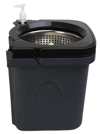 Thunder Mop Spin System - Double-Sided - 3 Free Refills (Black/Grey) - color: Black/Grey