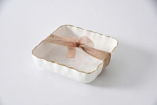 Portofino Cocktail Napkin Holder, 7" x 7" x 2" - color: Gold
