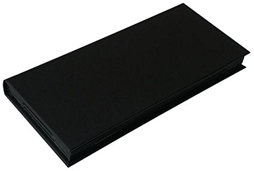 3 pcs of Restaurant Menu Covers Holders 4.75" X 11" Inches, 4panel 6view,Sold by Case,with Clear PVC Sheets for Paper Protection