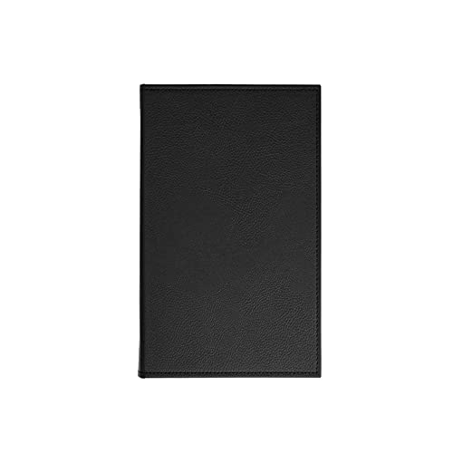 Menu Covers Made of Premium Faux Leather (10-Pack) - 8.5" X 14" (Black, 2 Views) - color: Black, size: 2 Views
