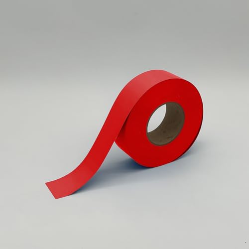 LeanStripe Aisle Striping 5S Floor Marking Tape (Red, 3" x100') - color: Red, size: 3"x100'
