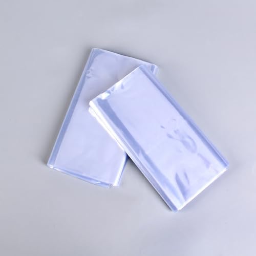 PVC Shrink Wrap Bags 16x24 Inches 100Pcs Heat Shrink Wrap Bags is Used to Store Wrap Embellished, Gift Baskets, Shoes, Jars, Industrial Grade Shrink Wrap Bags Transparent - size: 16x24 Inch