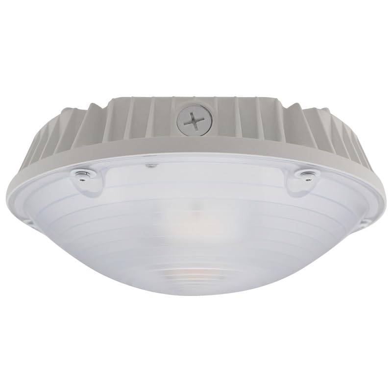 RCL Series Round LED Canopy/Garage Luminaire, 40W, 60W, 4000K-5000K CCT, Dimming Sensor (40W - 5000K(CCT)) - size: 40W - 5000K(CCT)