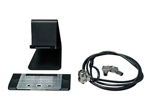CTA Digital Tablet Security Kiosk Kit with Display Stand and Locking Cable - TAA Compliance - style: Rectangle base