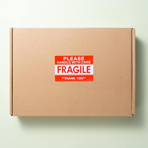 Hybsk Please Handle with Care Fragile Stickers Warning Labels for Shipping Packing Thank You Total 300 Labels Per Roll (2x3 Inch) - size: 2x3 Inch