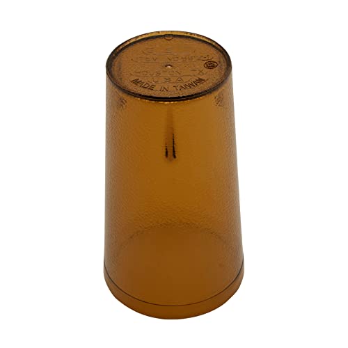 G.E.T. 6612-1-A Heavy-Duty Plastic Restaurant Tumblers, 12 Ounce, Amber (Set of 12) - color: Amber, size: 12 Ounces, style: 12 ounces