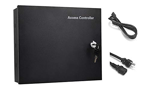 MENGQI-CONTROL 4 Doors RFID/Password Door Lock System Smart Access Control Keyless Entry Systems Keypad Reader Electric Magnetic Lock 110V Power Supply Box (Phone APP Remote Open Door) - style: 4Door RFID/PIN Magnetic Lock