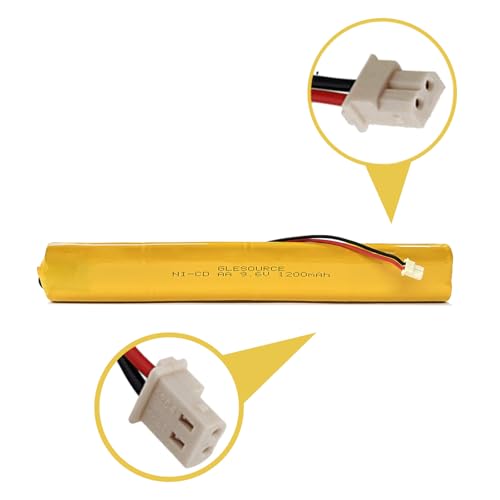 9.6V BBAT0043A Emergency Light Battery, AA*8 1200mAh Batteries Compatible for OSI OSA228 DANTONA CUSTOM-306-U BBAT0044A BAA-96 ELB-B003 Exit Sign Battery Replacement (4 Pack) - color: 4PCS 9.6V 1200mAh battery