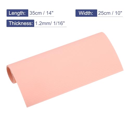 MECCANIXITY Corrugated Paper Sheets 5pcs 14x10x1/16inch Light Pink - color: Light Pink, size: 14inch x 10inch x 1/16inch