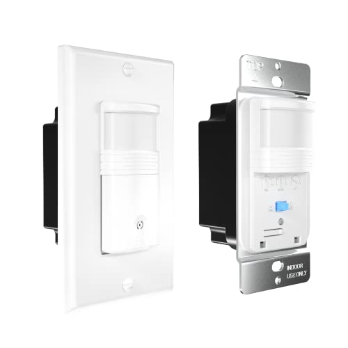 2 Pack 3-Way Motion Sensor Light Switch, White
