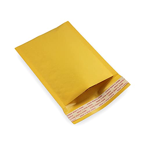 EcoSwift 5 Size #0000 4x6 Small Kraft Bubble Mailers Self Sealing Bulk Padded Shipping Supplies Packaging Materials Envelopes Bags 4 x 6 inches