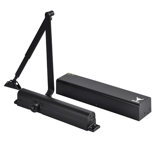 The Door Bull Series 8000 Commercial Grade 1 Hydraulic Door Closer - size: DC8016 Series, style: Matte Black