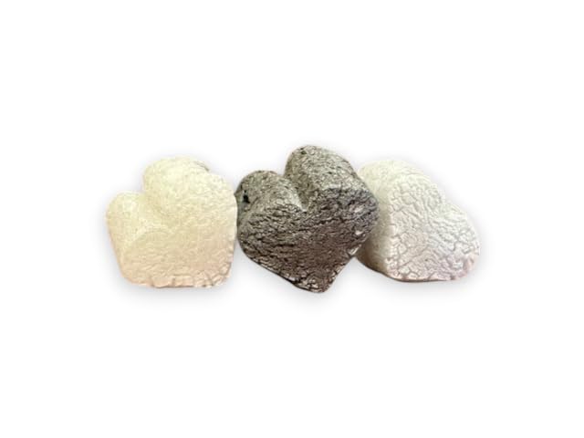FunPak Plant Based Biodegradable Packing Peanuts 1.5 cu ft Bag Compostable (Black and White Hearts) - color: Black and White Hearts