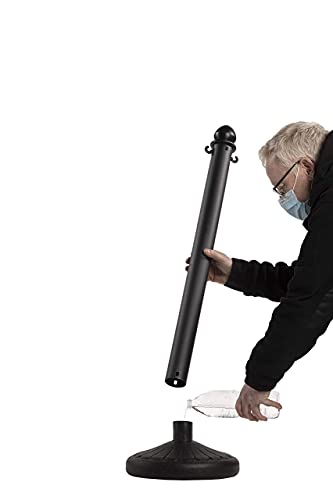 Crowd Control Warehouse Montour Line Red Plastic Stanchions, 6-Pack - color: Red