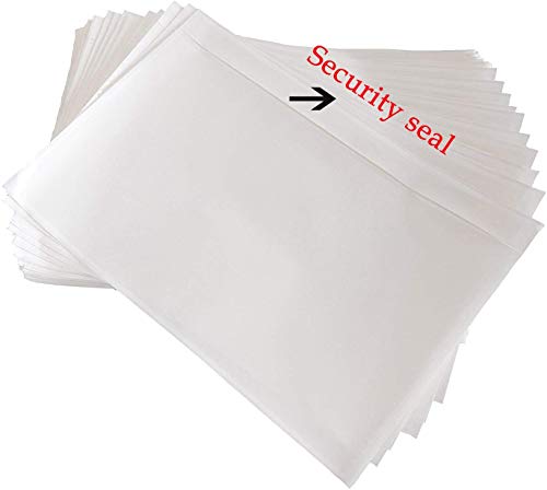 SJPACK 2000 7.5" x 5.5" Clear Adhesive Top Loading Packing List/Label Envelopes Pouches - color: Transparent-7.5" x 5.5", size: 2000 Bags